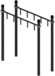 Воркаут ЛОВ 108 серый ВТ 102.10-03, фото 4