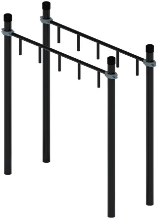 Воркаут ЛОВ 108 серый ВТ 102.10-03, фото 2