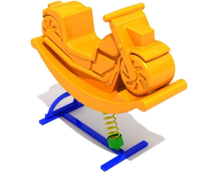 Качалка на пружине Мото для детской площадки, фото 1