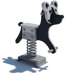 Качалка на пружине КНП-050 для детской площадки, фото 1