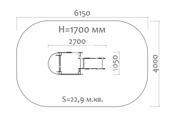 Горка Медуза 08021 H=650 для детской площадки, фото 4