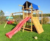 Детская игровая деревянная площадка для дачи "Мадрид 32" Детская игровая деревянная площадка для дачи "Мадрид 32"