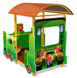 Игровой макет Паровоз-Лето ИМ066 для детских площадок, фото 2
