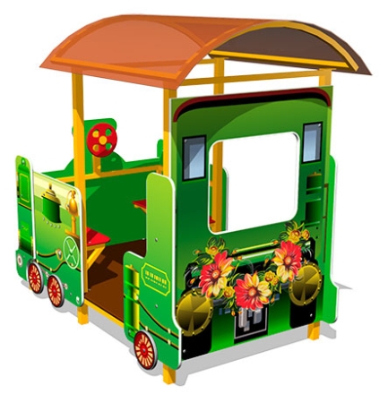 Игровой макет Паровоз-Лето ИМ066 для детских площадок, фото 2