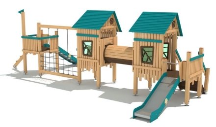 Игровой комплекс ДГ-35 от 3 лет для детской площадки, фото 1