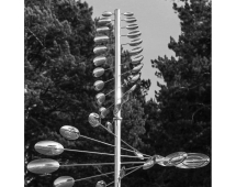 Скульптура из нержавеющей стали Торнадо Стандартный размер Скульптура из нержавеющей стали Торнадо Стандартный размер