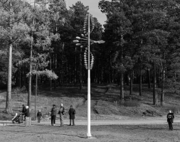 Скульптура из нержавеющей стали Торнадо Стандартный размер, фото 6