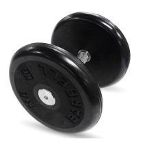 Гантель Barbell 16 кг классик с вращающейся ручкой хром