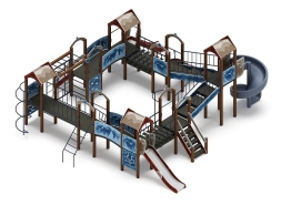 Остров детства (Алтай) - ДИК 2.01.8.02-04.И1 - Игровой комплекс H=1200 H=2000, фото 3