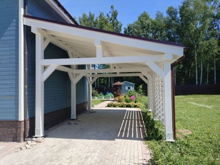 Навес для машин ЭЛАНД Базовая комплектация, фото 1