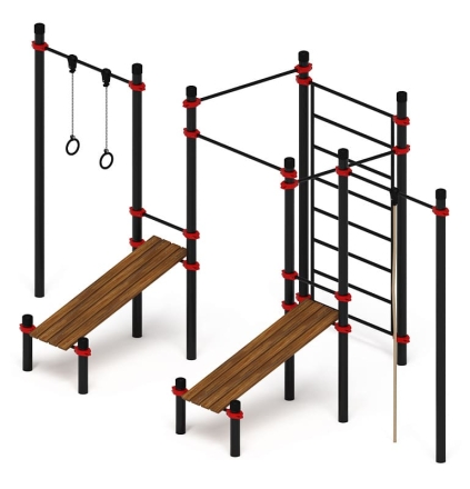 Воркаут 89 красный ВТ 11.18-01, фото 1