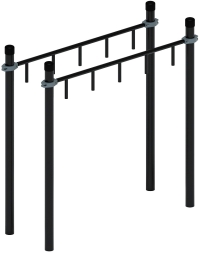 Воркаут ЛОВ 89 серый ВТ 101.10-03, фото 4