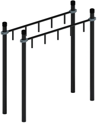 Воркаут ЛОВ 89 серый ВТ 101.10-03, фото 2