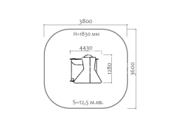 Домик-беседка 06103 для детской площадки, фото 2