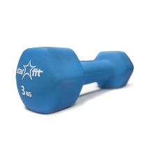 Гантель неопреновая DB-201 3 кг, синяя