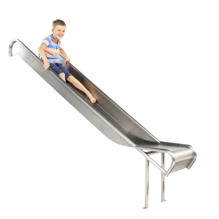 Скат KBT Steg-on L2,8 H1,3-1,5 из нержавеющей стали для игровых площадок, фото 2