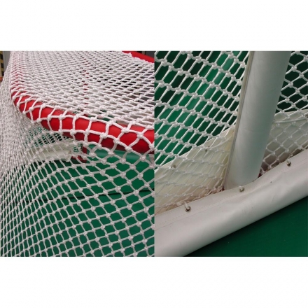 Сетка хоккейная &quot;KV.REZAC&quot;, a:1.88 b:1.24 c:2.58 d:4.18м, белая, фото 2