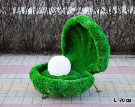 Топиари ракушка L=135 см - газон Eco Green, фото 4