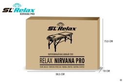 Массажный стол Relax Nirvana Pro серая кожа, фото 7