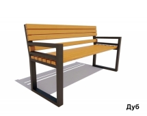 Скамейка садовая Модерн, Сосна 1,8 м