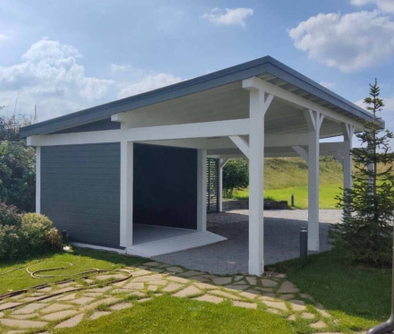 Навес для машин РАЙБЛ Несущий каркас, фото 3