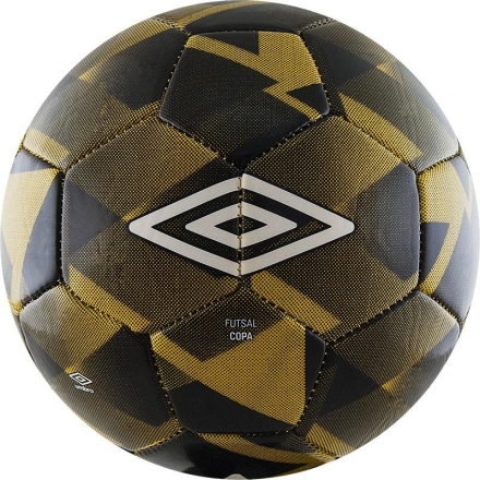 Мяч футзальный любительский &quot;UMBRO Futsal Copa&quot;,р.4, желто-черно-белый, фото 1