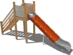 Детская горка Борей Vector ГР101.00.1.10 для игровой площадки, фото 1