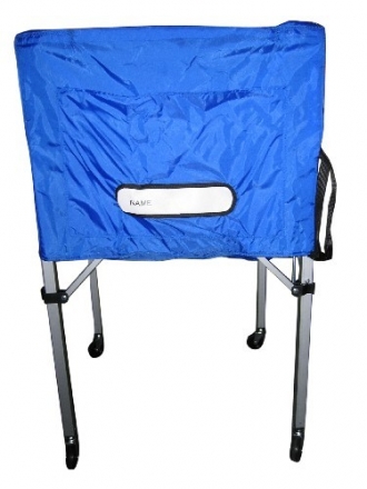 Тележка для вол. мячей &quot;GALA&quot; арт. 2331082/XX41009, 25-30 шт, дл.67см, гл.45 см, выс.103 см, бел-син, фото 2