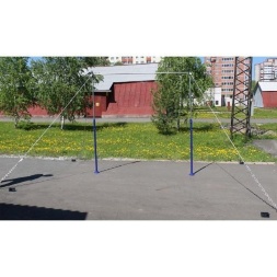 Перекладина гимнастическая на растяжках ZSO, универсальная (и в зал и на улицу), фото 4