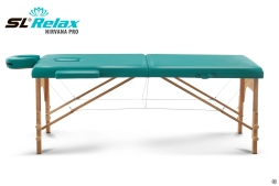 Массажный стол Relax Nirvana Pro бирюзовая кожа, фото 3