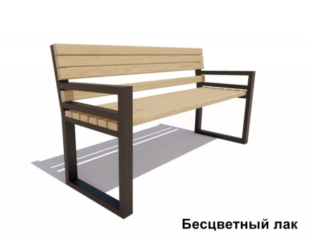 Скамейка садовая Модерн, Сосна 2 м, фото 1