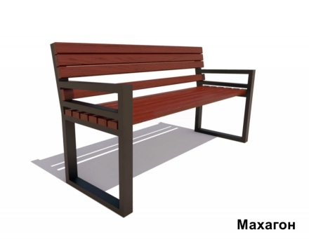 Скамейка садовая Модерн, Сосна 2 м, фото 4