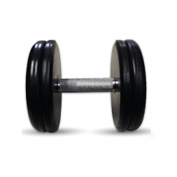 Гантель Barbell 17 кг классик с вращающейся ручкой хром
