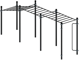 Воркаут ЛОВ 89 серый ВТ 101.11-03, фото 1