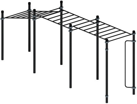 Воркаут ЛОВ 89 серый ВТ 101.11-03, фото 1