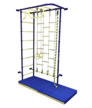 Детский спортивный комплекс (ДСК) "Пионер 8Л", сине-желтый