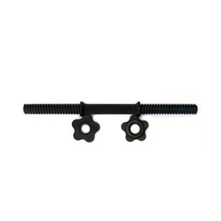 Гриф гантельный BB-106 40 см, пластиковый, с пластиковыми замками, фото 2