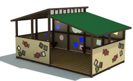 Теневой навес Детство для улицы, фото 1