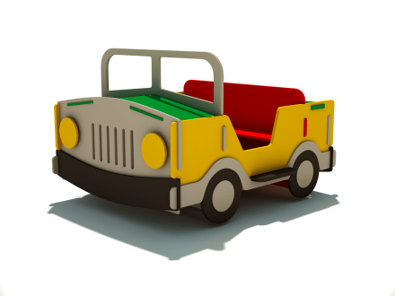 Игровой элемент ДГС Машинка для детской площадки, фото 3