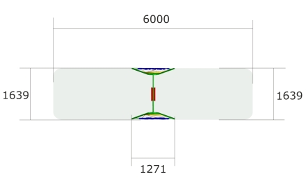 Детские качели Рассвет К008 с сидением К046 для игровых площадок, фото 4