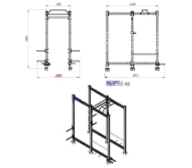 Силовая рамка многофункциональная KF104 Силовая рамка многофункциональная KF104
