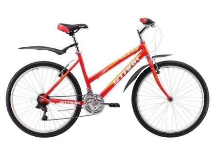 Велосипед Stark'17 Luna 26.1 RV красно-желтый 18", фото 1