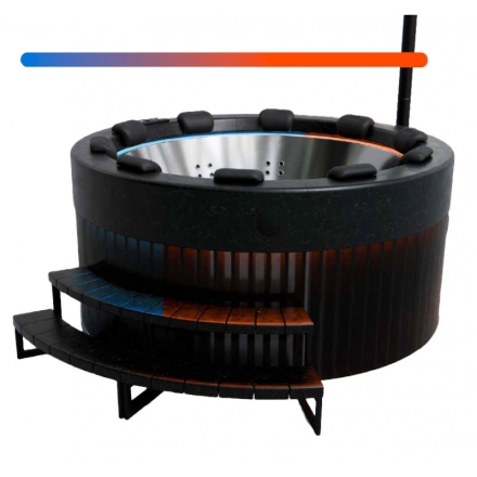 Сибирская купель &quot;Лава&quot; Сибирский банный чан (нерж. сталь) 2350 мм, фото 2