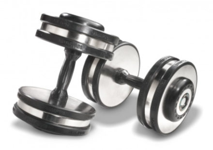 Гантели фиксированные Eclipse 35 кг (пара), фото 1