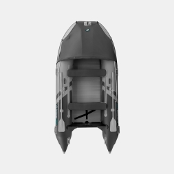 Gladiator C 370 AL ACTIVE Светло-темносерый моторная лодка ПВХ Алюминиевый пайол, фото 3