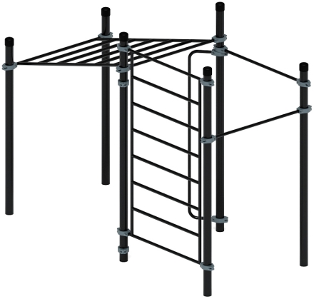 Воркаут ЛОВ 89 серый ВТ 101.12-03, фото 1