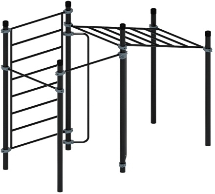 Воркаут ЛОВ 89 серый ВТ 101.12-03, фото 2