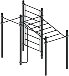 Воркаут ЛОВ 89 серый ВТ 101.12-03, фото 3