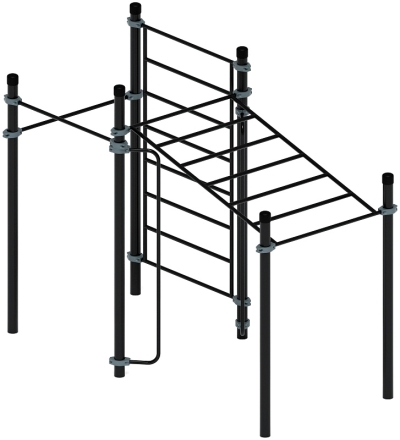 Воркаут ЛОВ 89 серый ВТ 101.12-03, фото 3