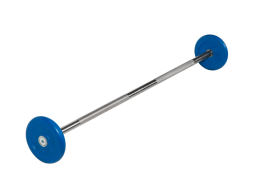 Штанга неразборная &quot;Barbell&quot; с цветными дисками d 25 мм, 10 кг